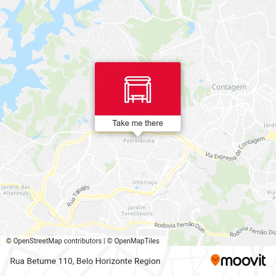Rua Betume 110 map