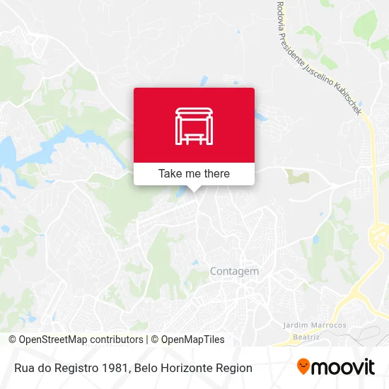 Rua do Registro 1981 map