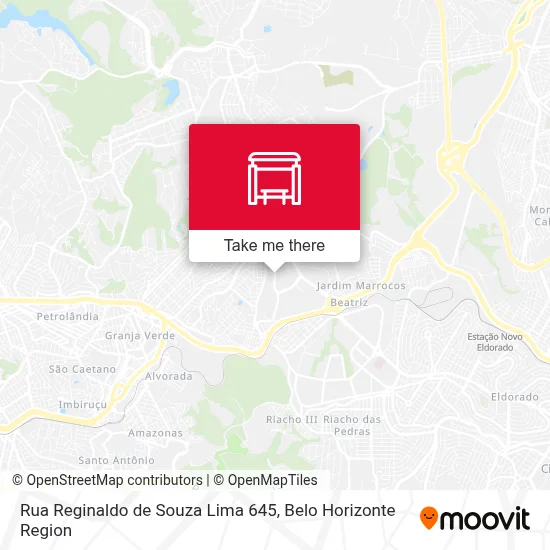 Rua Reginaldo de Souza Lima 645 map