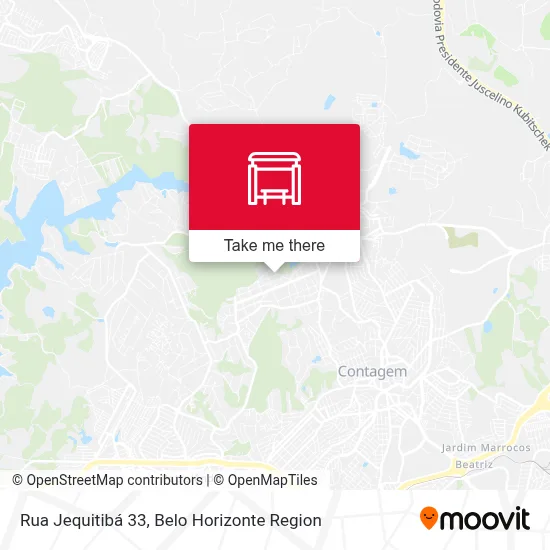 Rua Jequitibá 33 map
