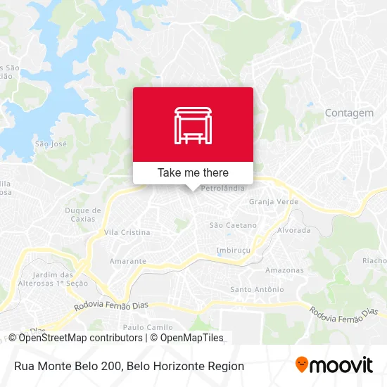 Rua Monte Belo 200 map