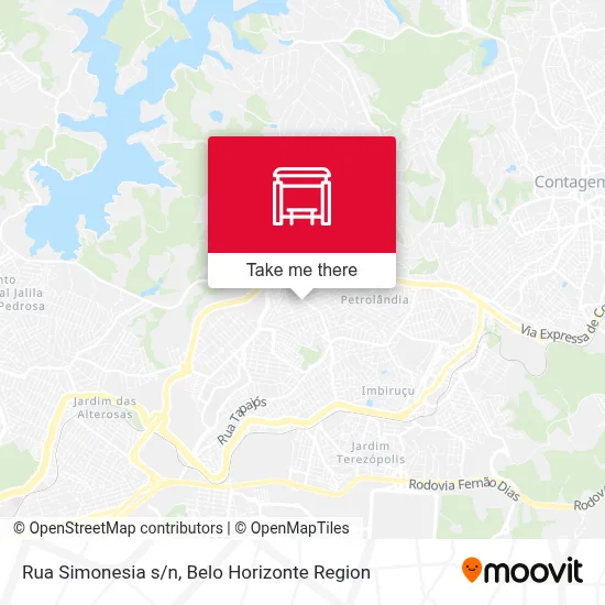Rua Simonesia s/n map