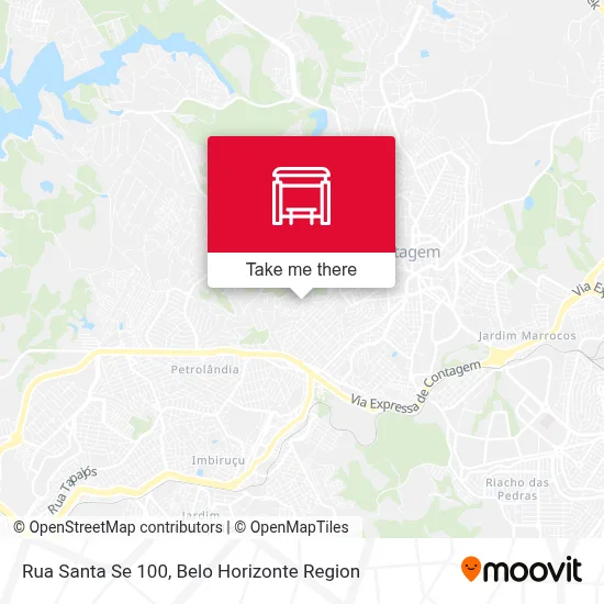 Rua Santa Se 100 map