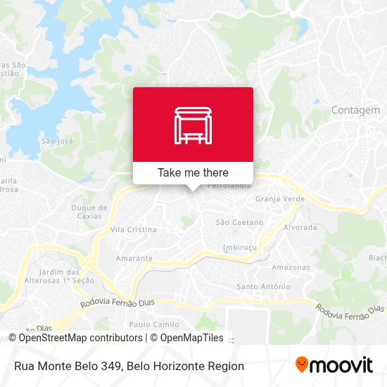 Rua  Monte Belo 349 map