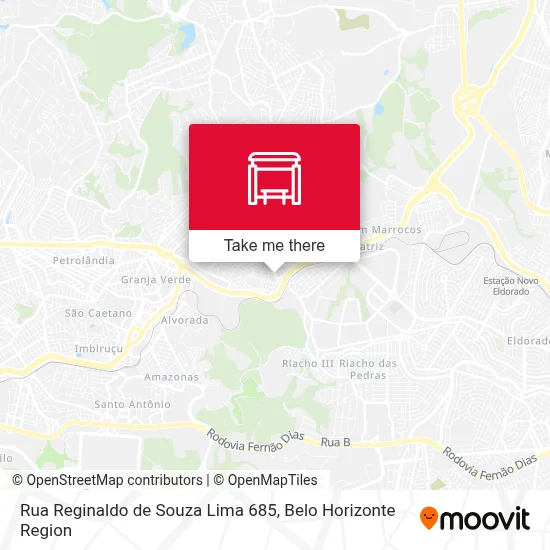 Rua Reginaldo de Souza Lima 685 map