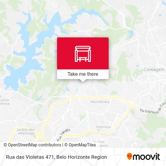 Rua das Violetas 471 map