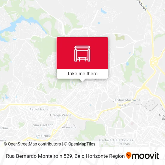 Rua Bernardo Monteiro n 529 map