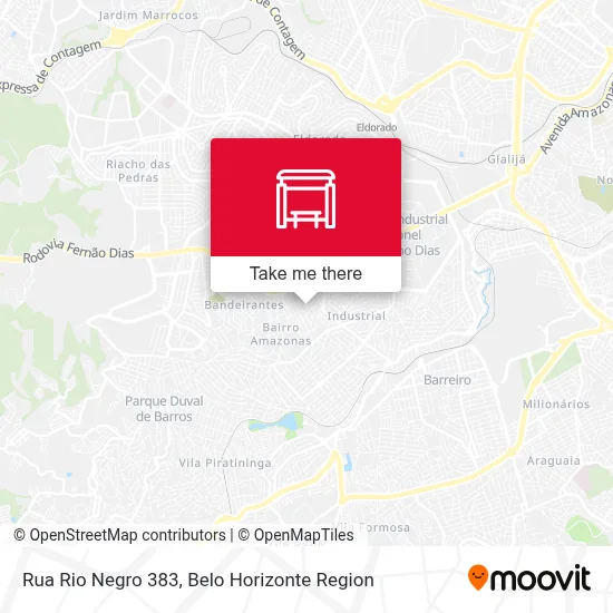 Rua Rio Negro 383 map