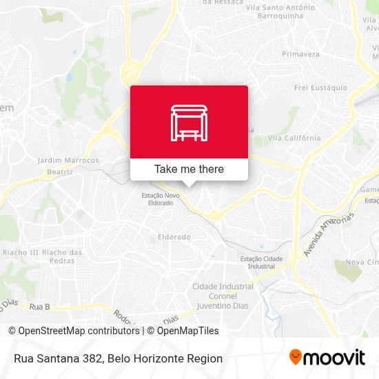 Rua Santana 382 map