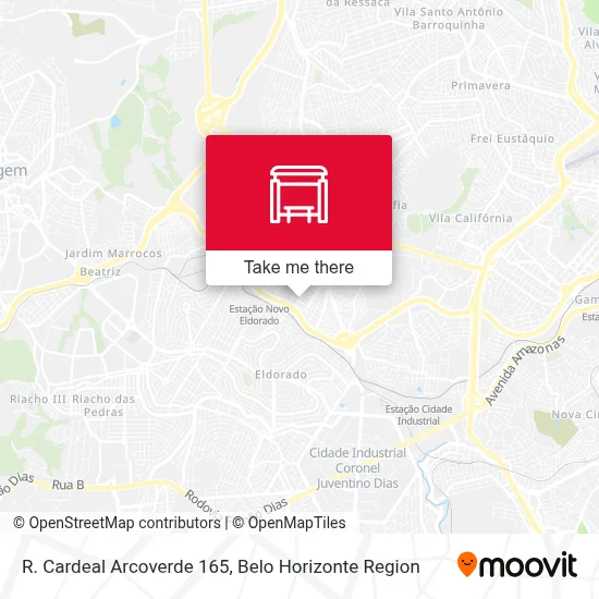 R. Cardeal Arcoverde 165 map