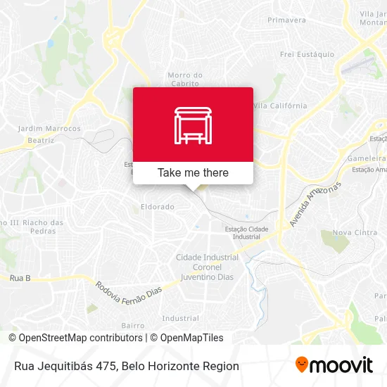 Rua Jequitibás 475 map