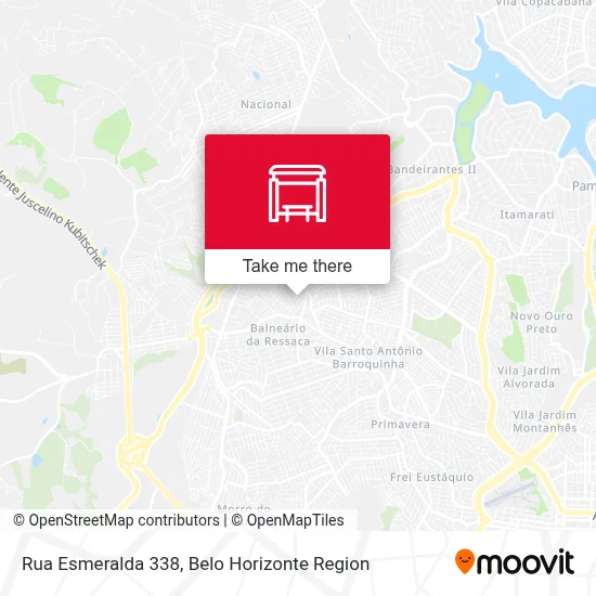 Rua Esmeralda 338 map