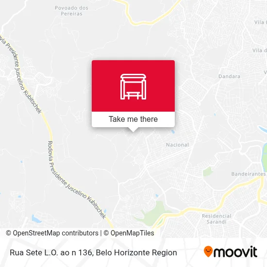 Rua Sete L.O. ao n 136 map