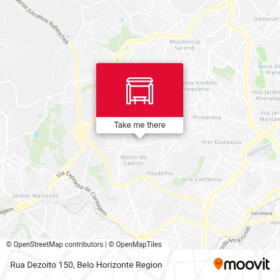 Rua Dezoito 150 map