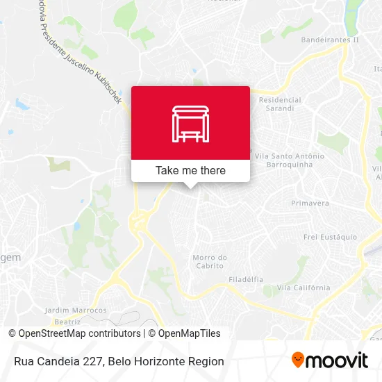 Rua Candeia 227 map