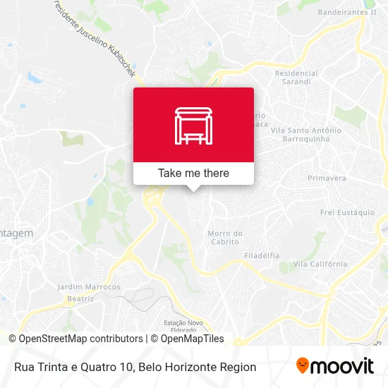 Rua Trinta e Quatro 10 map