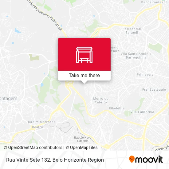 Rua Vinte Sete 132 map