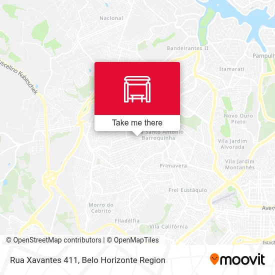 Rua Xavantes 411 map