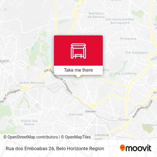 Rua dos Emboabas 26 map