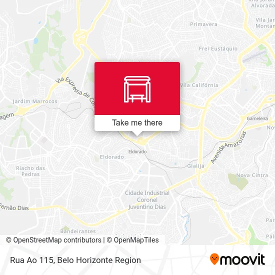 Rua Ao 115 map