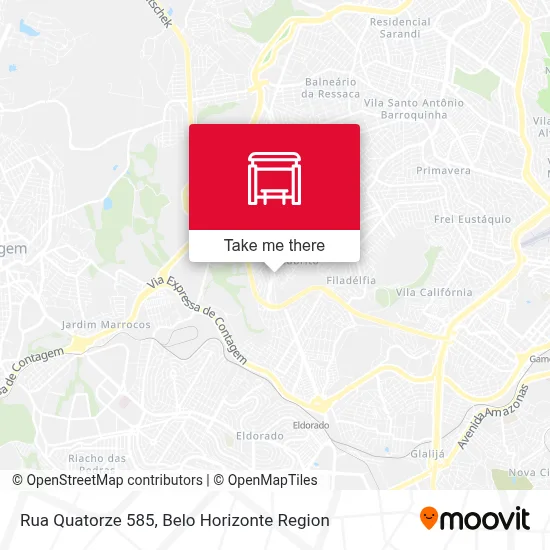 Rua Quatorze 585 map