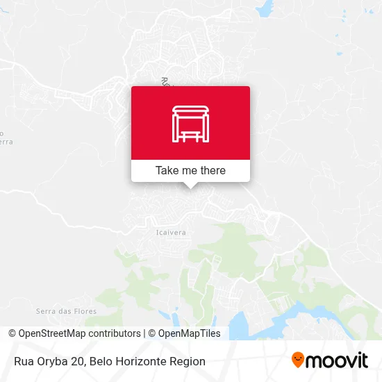 Rua Oryba 20 map