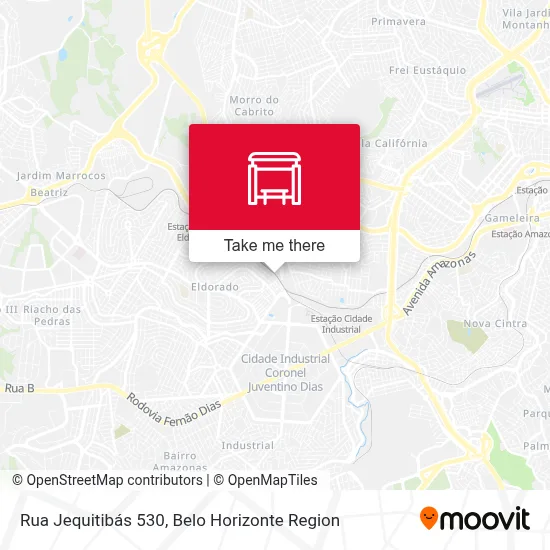 Rua Jequitibás 530 map