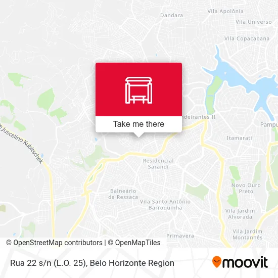 Rua 22 s/n (L.O. 25) map