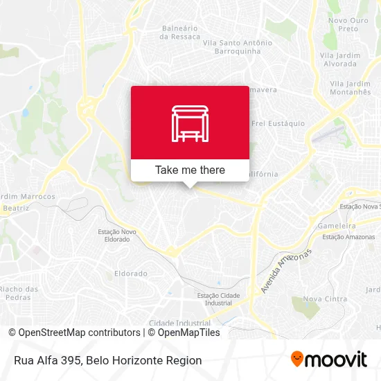 Rua Alfa 395 map