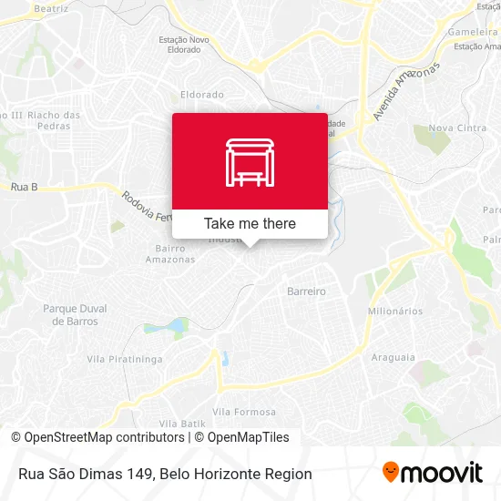 Rua São Dimas 149 map