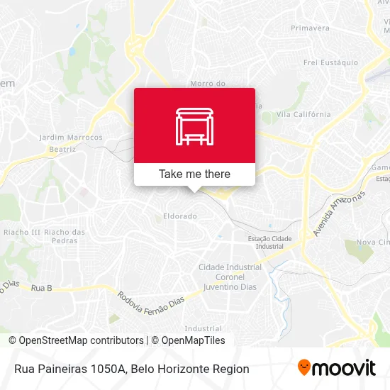 Rua Paineiras 1050A map