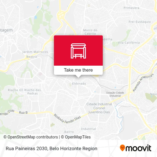 Rua Paineiras 2030 map