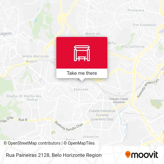 Rua Paineiras 2128 map