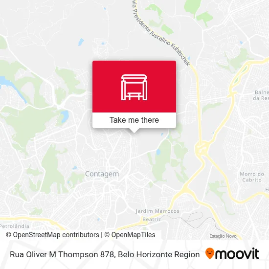 Rua Oliver M Thompson 878 map