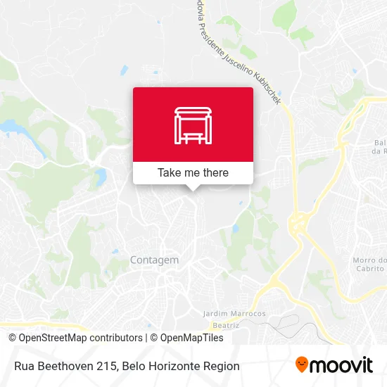 Rua Beethoven 215 map