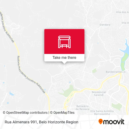 Rua Almenara 991 map