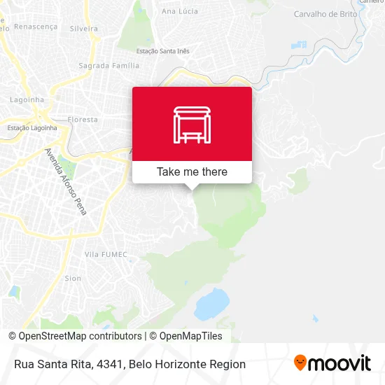 Rua Santa Rita, 4341 map