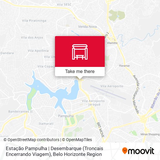 Estação Pampulha | Desembarque (Troncais Encerrando Viagem) map