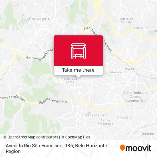 Avenida Rio São Francisco, 985 map