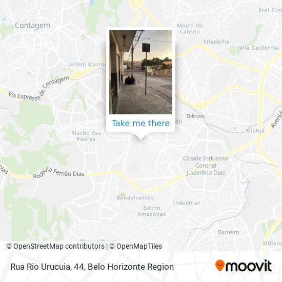 Rua Rio Urucuia, 44 map