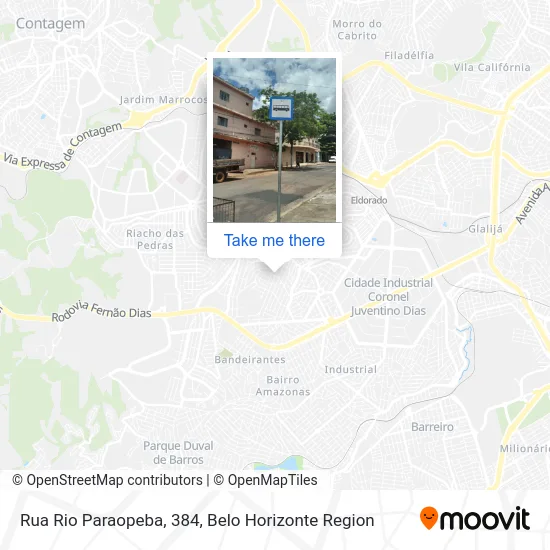 Rua Rio Paraopeba, 384 map