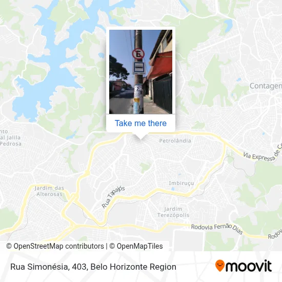 Rua Simonésia, 403 map