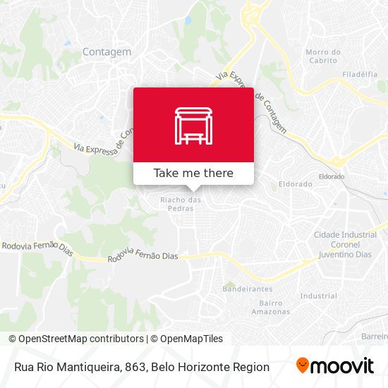 Rua Rio Mantiqueira, 863 map