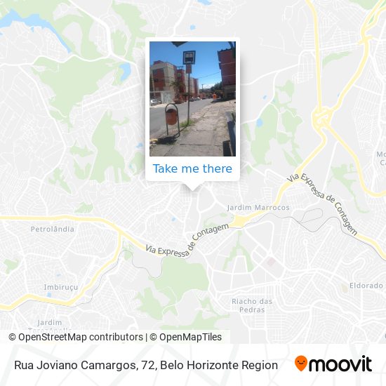 Rua Joviano Camargos, 72 map