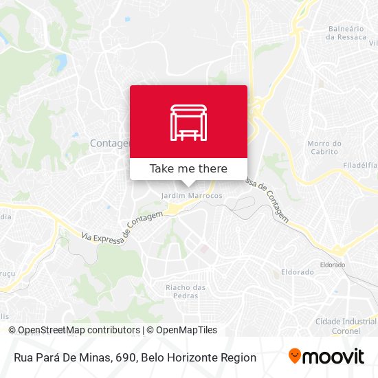 Rua Pará De Minas, 690 map