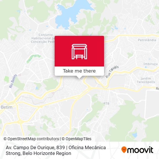 Mapa Av. Campo De Ourique, 839 | Oficina Mecânica Strong