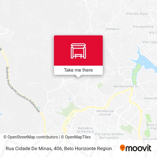 Rua Cidade De Minas, 406 map