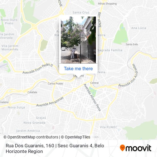 Mapa Rua Dos Guaranis, 160 | Sesc Guaranis 4