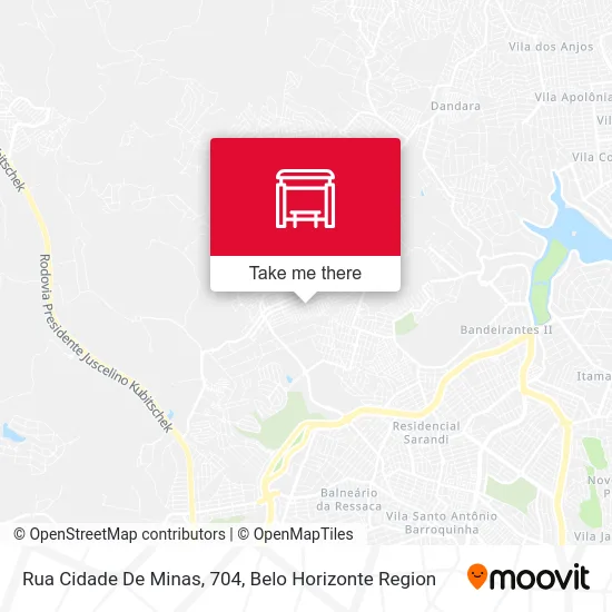 Rua Cidade De Minas, 704 map
