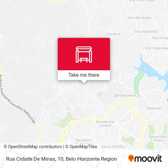 Rua Cidade De Minas, 10 map
